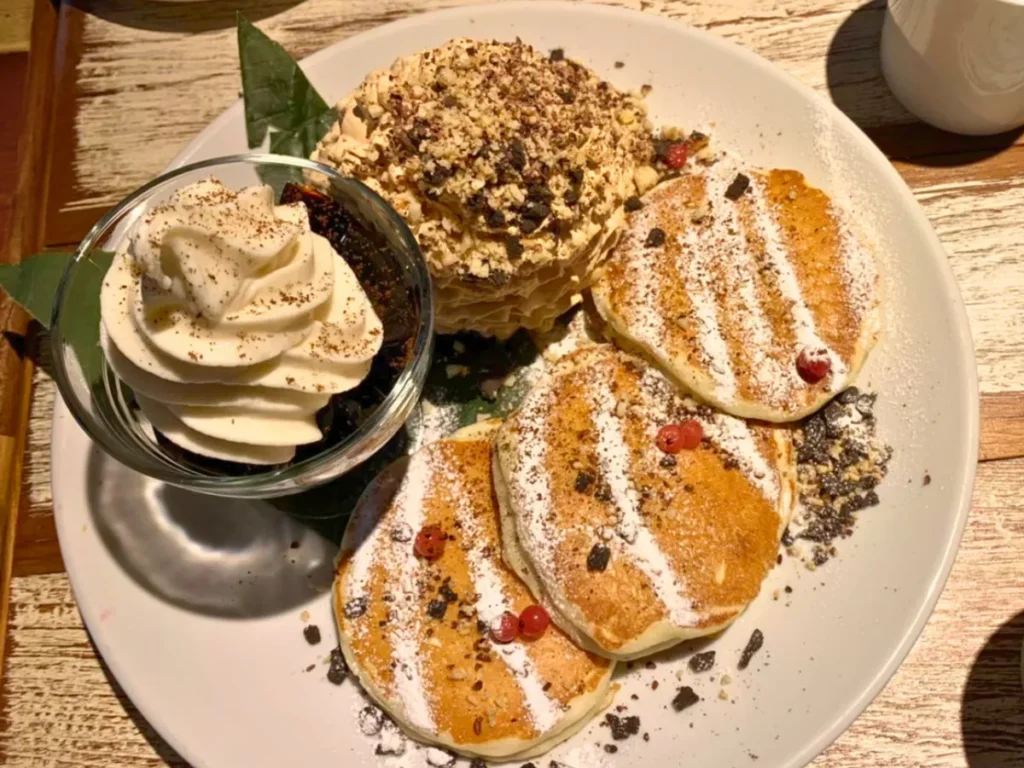 コナズ珈琲 守山店のパンケーキ